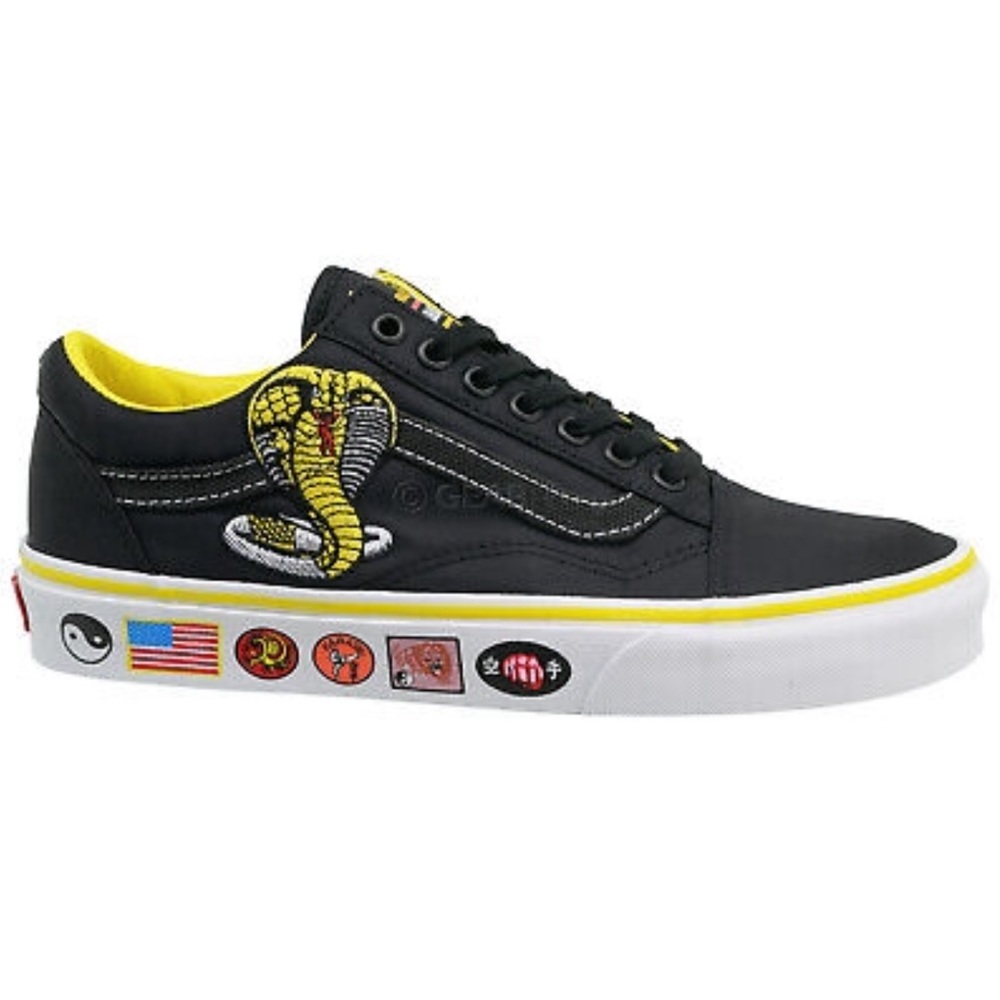 Vans Cobra Kai Low Skate Shoes Sneakers Tennis Shoes Old Skool Men 8  Women 9.5
